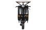 DKD Home Decor Mesa de Hierro y Mango con Diseño de Moto Desgastado Negro