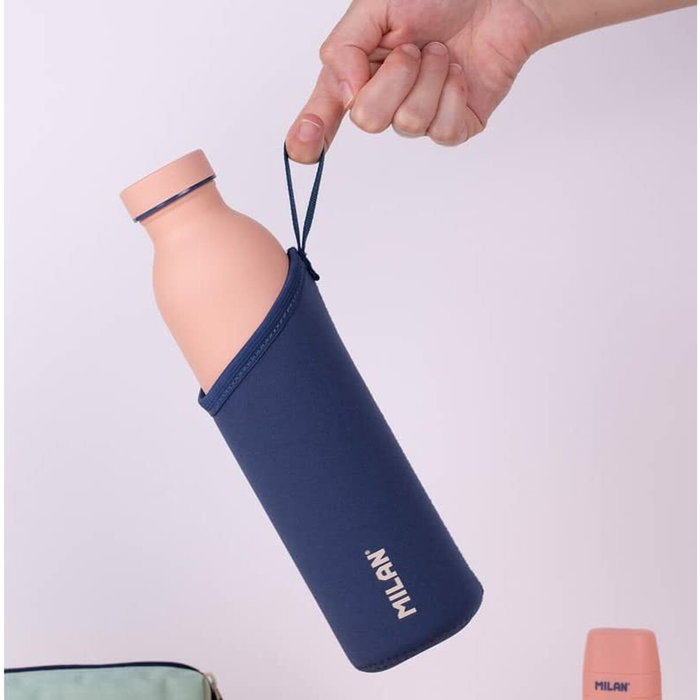 Milan Funda Protectora de Neopreno Rosa para Botella Isotérmica 591 ml Milan Funda Protectora de Neopreno Rosa para Botella Isotérmica 591 ml