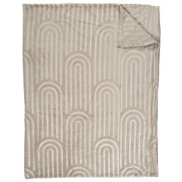 Home Deco Factory Manta Plaid Deco Arco 120x150 Colección Lounge Colores Surtidos