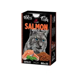 Alpha Spirit Snack Gato Salmón Natural 6x80 gr