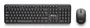 NGS Kit Teclado y Ratón Inalámbrico RF QWERTY Español Negro con 12 Teclas Multimedia, Teclas Silenciosas y Ratón Óptico 1200 DPI - HARMONY KIT