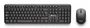 NGS Kit Teclado y Ratón Inalámbrico RF QWERTY Español Negro con 12 Teclas Multimedia, Teclas Silenciosas y Ratón Óptico 1200 DPI - HARMONY KIT