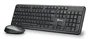 NGS Kit Teclado y Ratón Inalámbrico RF QWERTY Español Negro con 12 Teclas Multimedia, Teclas Silenciosas y Ratón Óptico 1200 DPI - HARMONY KIT