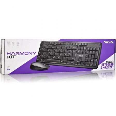 Kit Teclado+Ratón NGS Inalámbrico 12 Teclas Multimedia Español Kit Teclado+Ratón NGS Inalámbrico 12 Teclas Multimedia Español