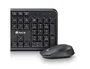 NGS Harmony Kit Teclado y Ratón Inalámbrico Español Negro