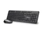 NGS Harmony Kit Teclado y Ratón Inalámbrico Silencioso Negro