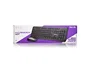 NGS Harmony Kit Teclado y Ratón Inalámbrico Silencioso Negro