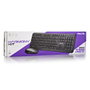 NGS Harmony Kit Teclado y Ratón Inalámbrico Español Negro