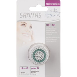 Sanitas SFC 30 Refill Facial Cleaning Brush White / Green