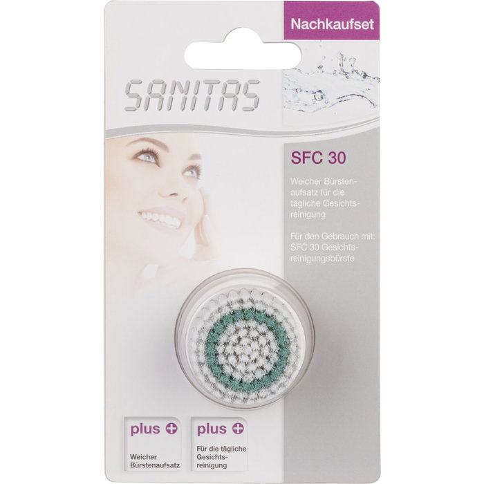 Sanitas SFC 30 Refill Facial Cleaning Brush White / Green