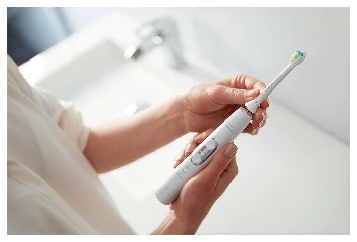 Philips Sonicare ProtectiveClean 6100 HX6877/28 Cepillo dental eléctrico sónico, blanco