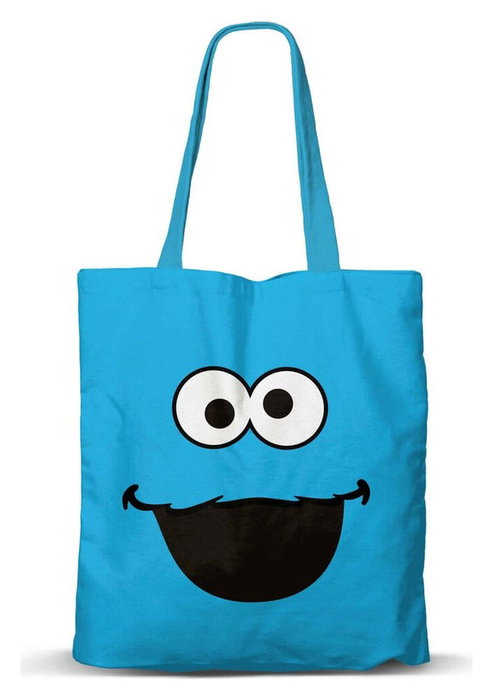 Karactermania Bolsa Shopping Monstruo de las Galletas Azul