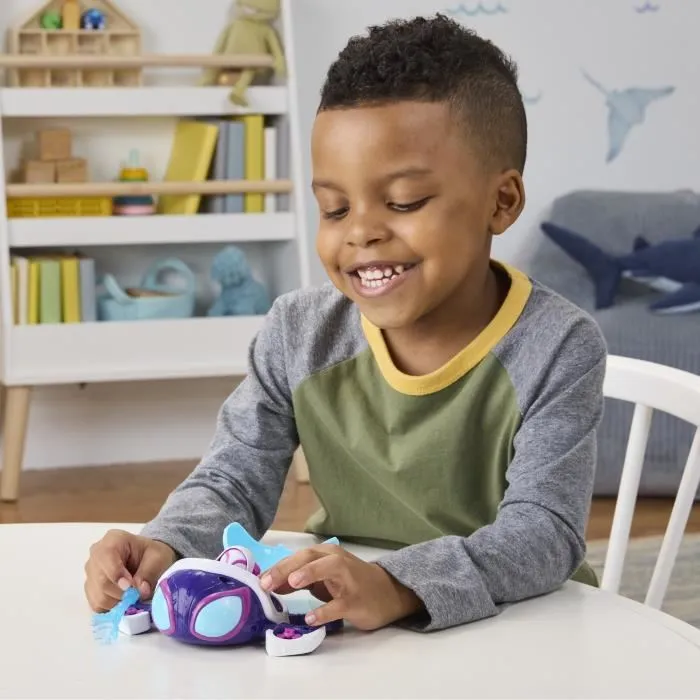 Hasbro Figura y Vehículo de Telarañas Acuáticas de Ghost-Spider, Marvel Spidey y sus Increíbles Amigos HASG14665P0, Juguete a partir de 4 años