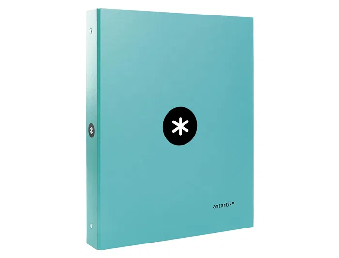 Antartik Carpeta de Anillas A4 Forrada 4 Anillas 25 mm Redondas Color Menta Antartik Carpeta de Anillas A4 Forrada 4 Anillas 25 mm Redondas Color Menta