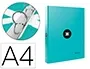 Antartik Carpeta de Anillas A4 Forrada 4 Anillas 25 mm Redondas Color Menta Antartik Carpeta de Anillas A4 Forrada 4 Anillas 25 mm Redondas Color Menta