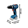Bosch Professional Kit Combinado de 2 Herramientas de 18 V - GSB 18V-65, GWS 18V-8, 2 Baterías GBA 4.0Ah, Cargador GAL 18V-40