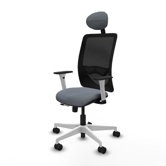 PIQUERAS Y CRESPO Silla de oficina Zulema con mecanismo Sincro/Traslack, Gris y Negro PIQUERAS Y CRESPO Silla de oficina Zulema con mecanismo Sincro/Traslack, Gris y Negro