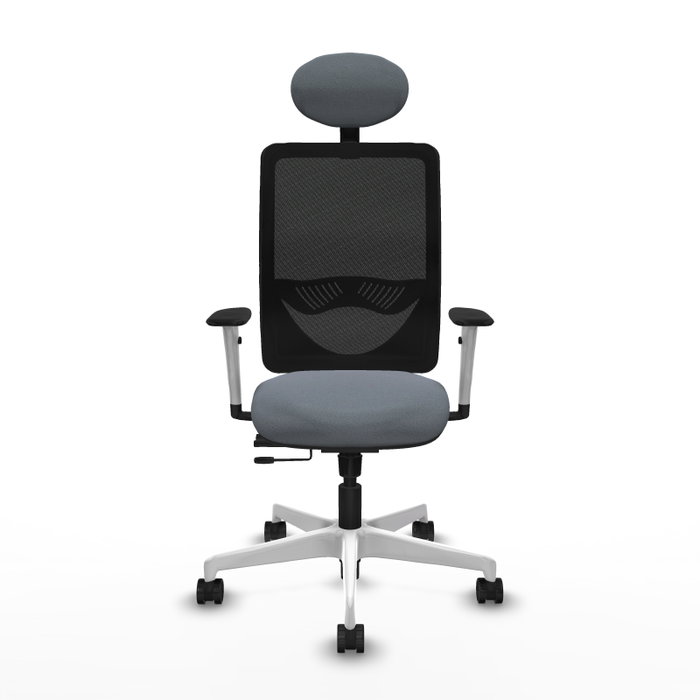 PIQUERAS Y CRESPO Silla de oficina Zulema con mecanismo Sincro/Traslack, Gris y Negro PIQUERAS Y CRESPO Silla de oficina Zulema con mecanismo Sincro/Traslack, Gris y Negro