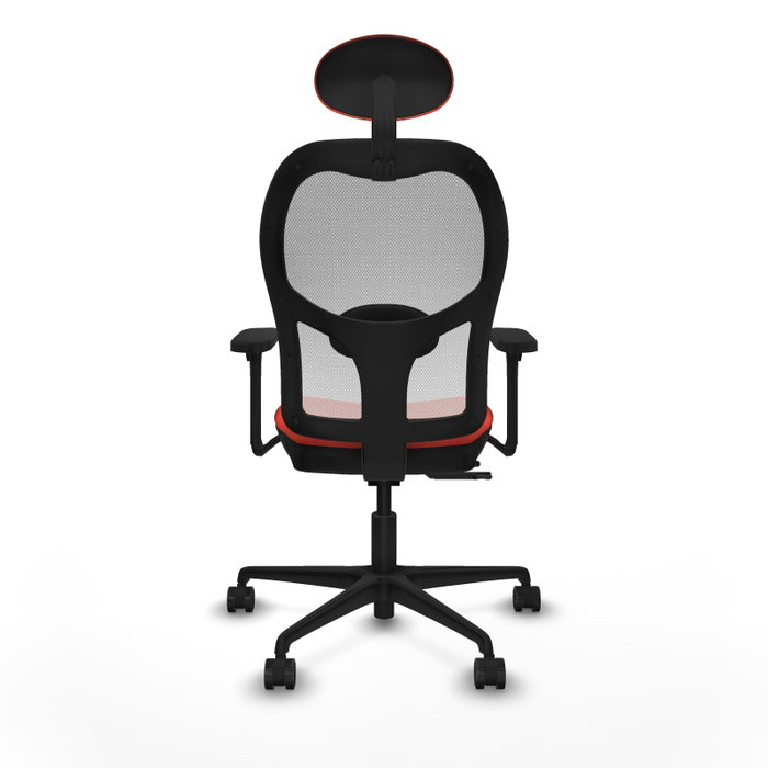 PIQUERAS Y CRESPO Silla de oficina Jorquera Naranja oscuro y Blanco