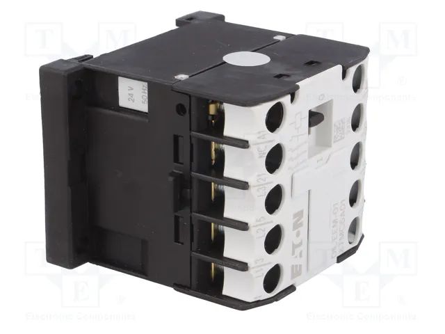 EATON ELECTRIC Contactor DILEEM 3-polar 24VAC 6,6A