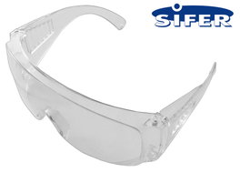 SIFER Gafas de Seguridad Panorámica Policarbonato Incolora SHS2006