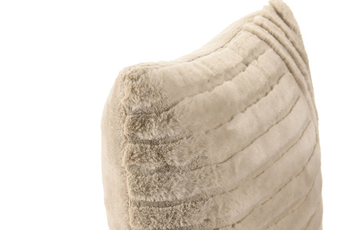 DKD Home Decor Cojín de Poliéster Beige 45x45 cm