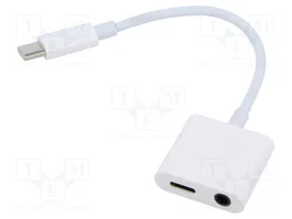 GEMBIRD Cable Jack 3,5mm a USB C 0,15m Blanco