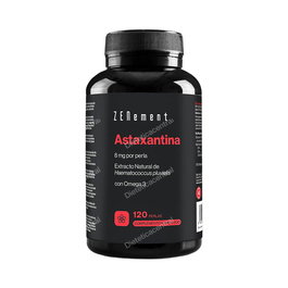 ZENEMENT Astaxantina Con Omega 3 120Perlas - Suplemento Antioxidante con 5 mg de Astaxantina Natural y Omega 3 EPA DHA - 120 Cápsulas de Gel