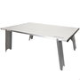 Aktive Mesa de camping plegable de aluminio 55x41x20 cm