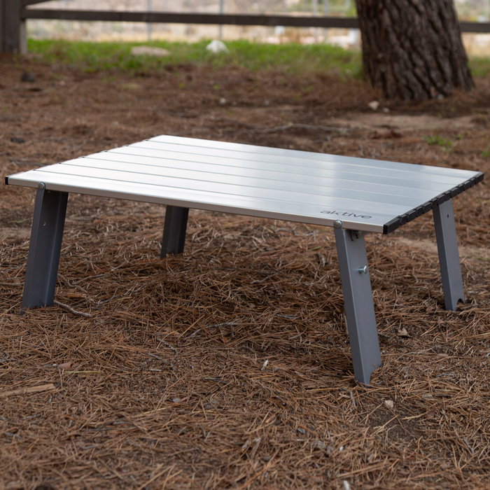 Aktive Mesa de camping plegable de aluminio 55x41x20 cm Aktive Mesa de camping plegable de aluminio 55x41x20 cm