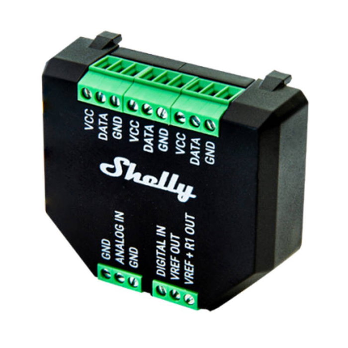 Shelly Plus Add-on Accesorio Controlador Hub Inalámbrico Negro