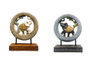 DKD Home Decor Figura de Elefante en Resina y Metal Surtida