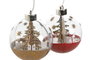 DKD Home Decor Decoración Colgante LED 8x8x8 Surtido de 2 Colores