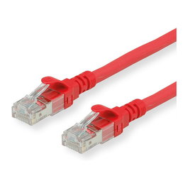 ROLINE 21152515 Patch Cable Cat.6 UTP LSOH Rojo 5 m, RJ-45 Macho Chapado en Oro, 250 MHz, Clase E, 24 AWG