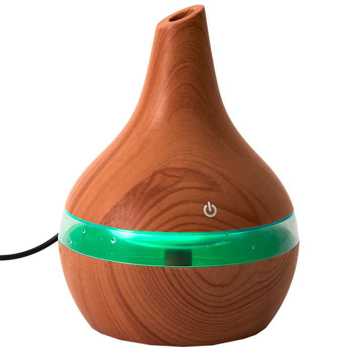 Home Deco Factory Difusor Ambientador LED Efecto Madera USB Pour Elle