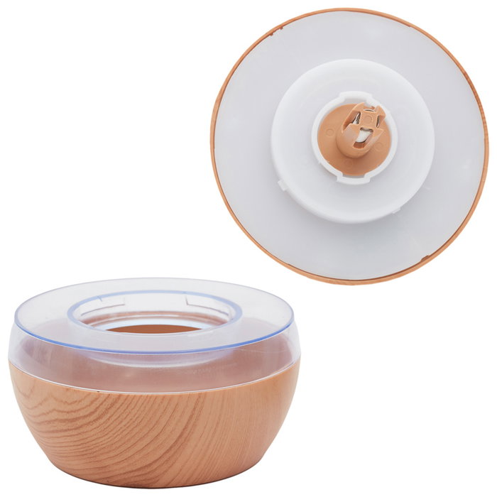 Home Deco Factory Difusor Ambientador LED Efecto Madera USB Pour Elle