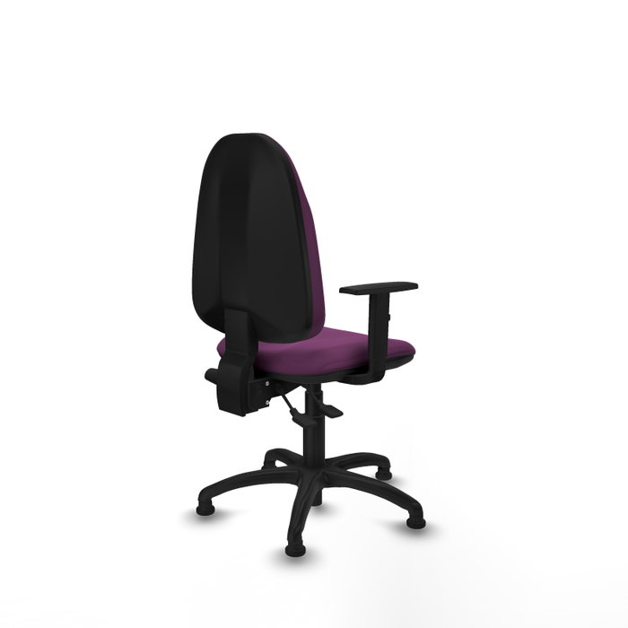 PIQUERAS Y CRESPO Silla de oficina Algarra Morada con mecanismo Asincro