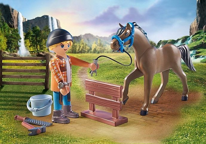 PLAYMOBIL Herrador Ben y Aquiles 71357 PLAYMOBIL Herrador Ben y Aquiles 71357