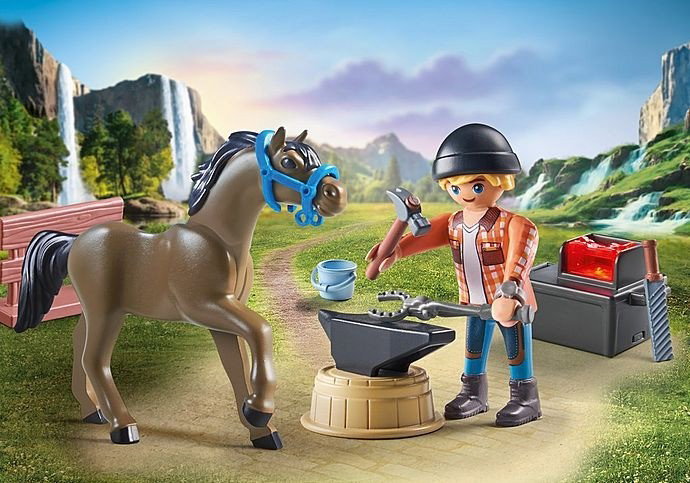 PLAYMOBIL Herrador Ben y Aquiles 71357 PLAYMOBIL Herrador Ben y Aquiles 71357