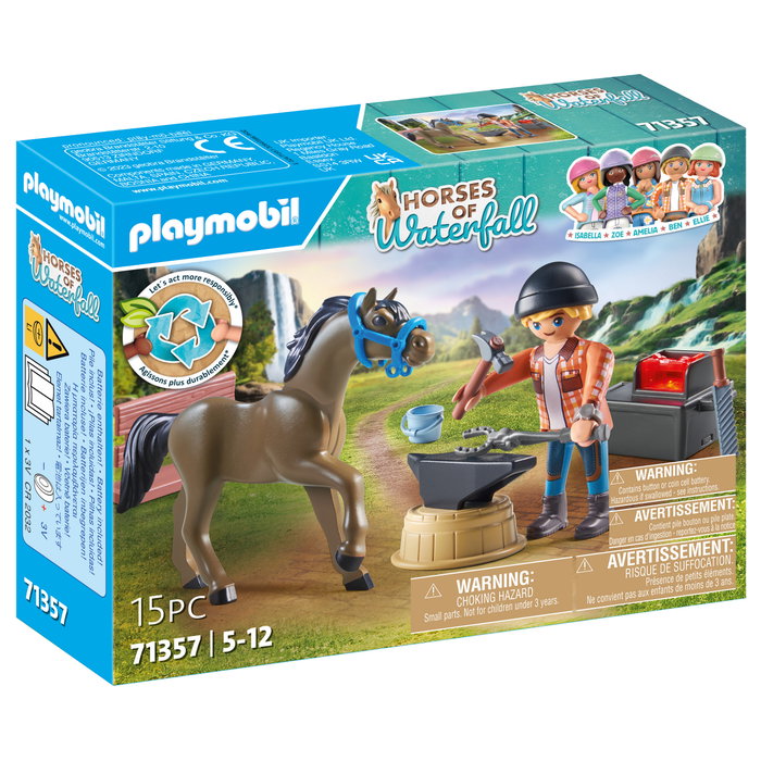PLAYMOBIL Herrador Ben y Aquiles 71357 PLAYMOBIL Herrador Ben y Aquiles 71357