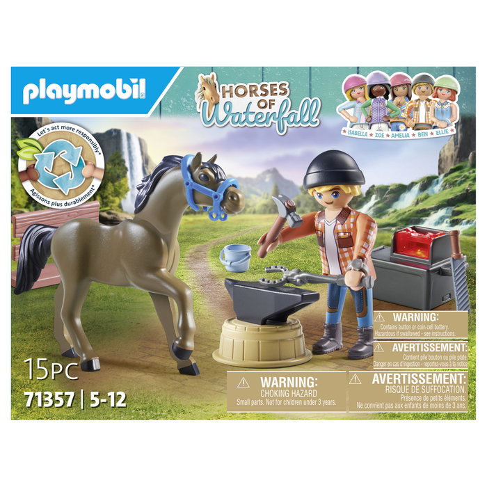 PLAYMOBIL Herrador Ben y Aquiles 71357 PLAYMOBIL Herrador Ben y Aquiles 71357