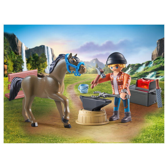 PLAYMOBIL Herrador Ben y Aquiles 71357 PLAYMOBIL Herrador Ben y Aquiles 71357
