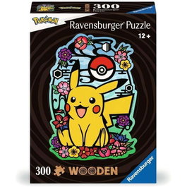RAVENSBURGER Puzzle de madera Pikachu Pokémon (300 piezas)