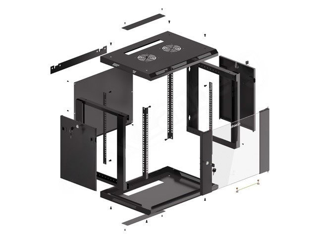 Phoenix technologies Armario rack mural 9U 600x450x507 mm PHTN79U