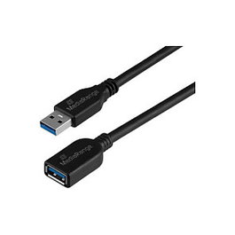 MediaRange Cable Extensión USB 3.0 USB A Macho a Hembra 5 m (5 Gbps) MRCS241 - Negro