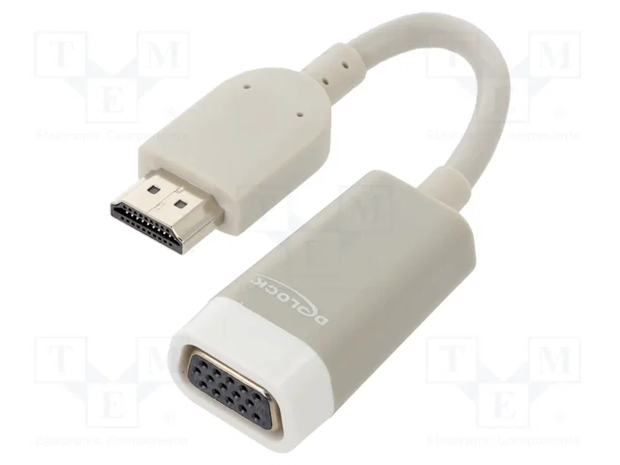 DeLOCK 65469 Adaptador HDMI tipo A a VGA Buchse Blanco DeLOCK 65469 Adaptador HDMI tipo A a VGA Buchse Blanco