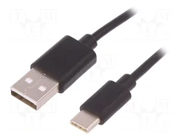 QOLTEC Cable USB 2.0 de USB A a USB C de 0,25m