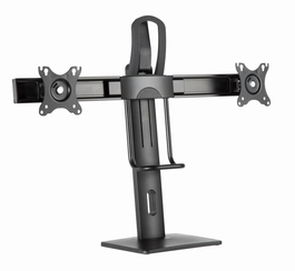 Gembird MS-D2-01 Soporte para Monitor de Escritorio 68.6 cm (27 Pulgadas) Negro