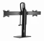 Gembird MS-D2-01 Soporte para dos monitores de hasta 27 pulgadas