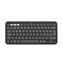 Logitech Pebble Keys 2 K380s - Teclado Inalámbrico Bluetooth Silencioso y Multidispositivo, Compatible con Logi Bolt, Diseño Compacto y Sostenible, Grafito